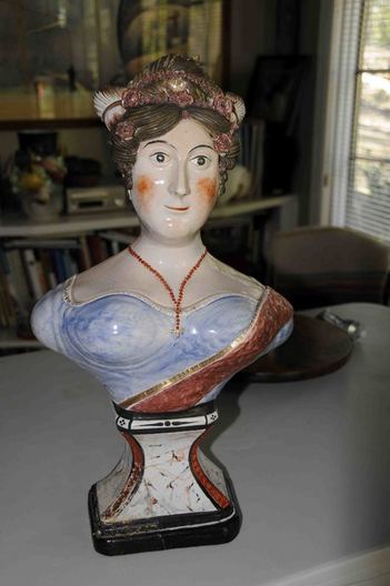 antique Staffordshire pottery
