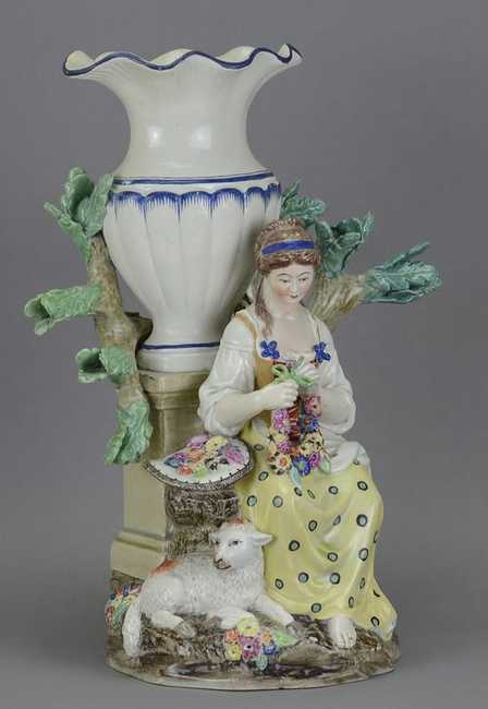 antique Staffordshire pottery, antique Staffordshire figure, pearlware figure, Myrna Schkolne, Neale & Co.